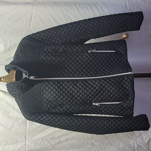Black Rivet Sz.M Black Quilted Light Weight Jacket